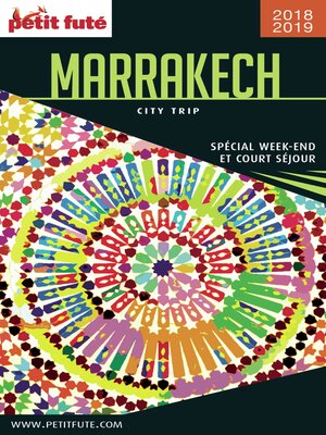 cover image of Marrakech City Trip 2018/2019 City trip Petit Futé